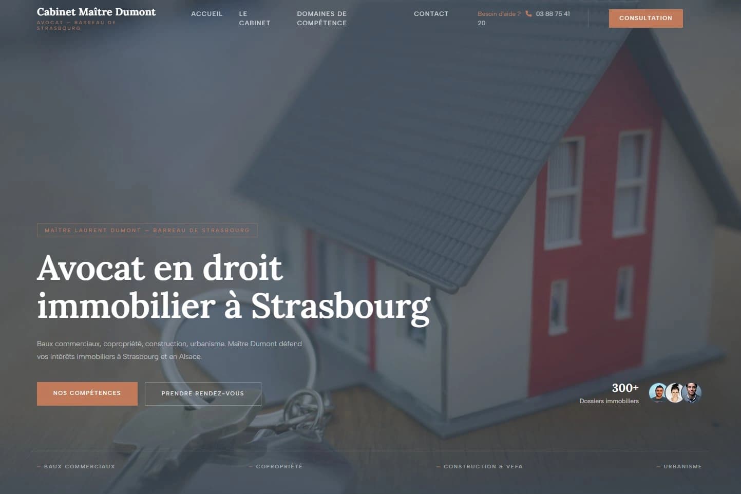 Site internet cabinet d'avocat