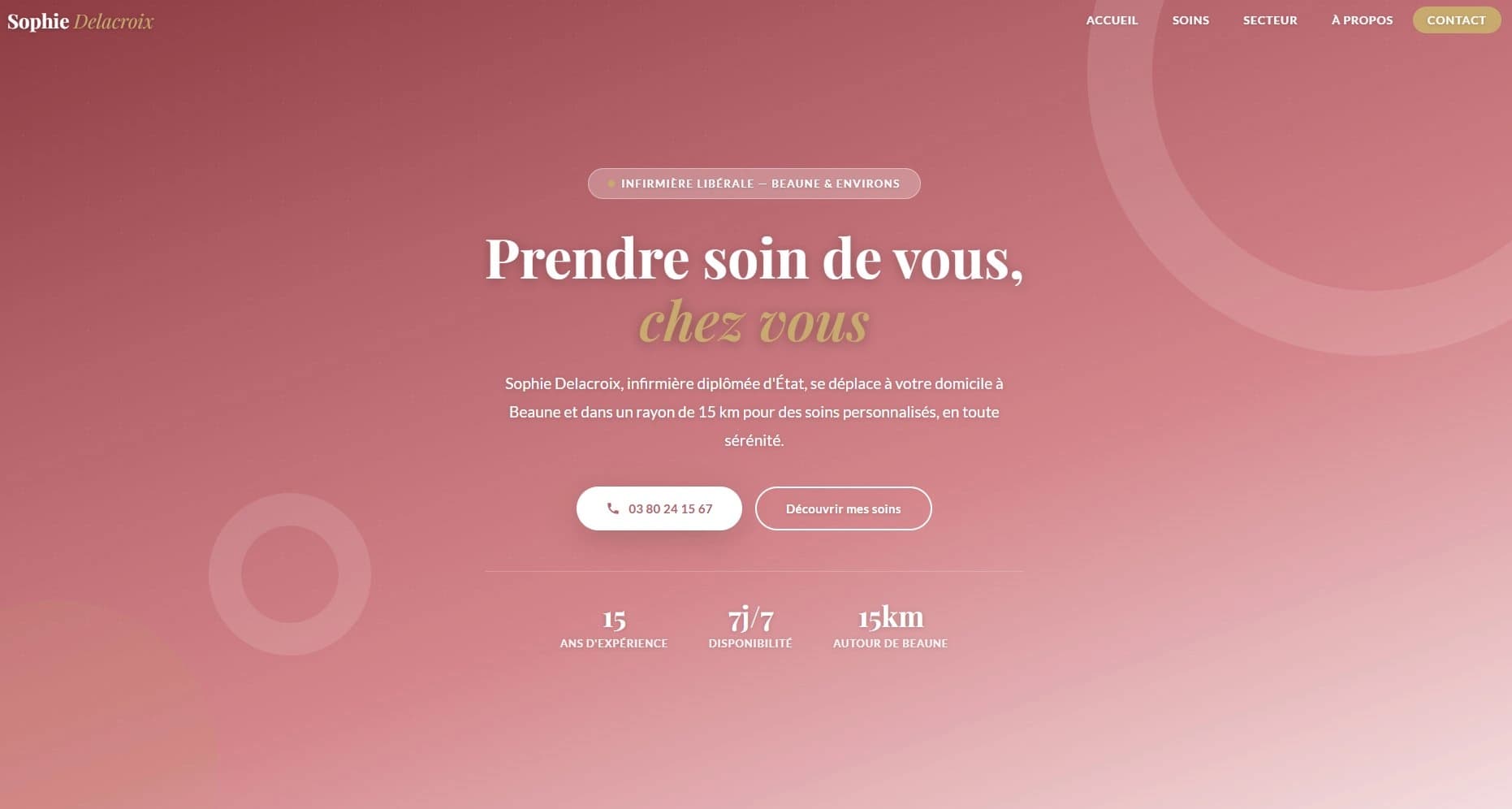 Site internet infirmier libéral