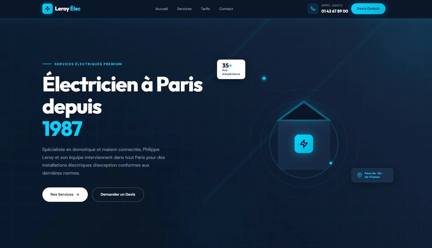 Site internet serrurier