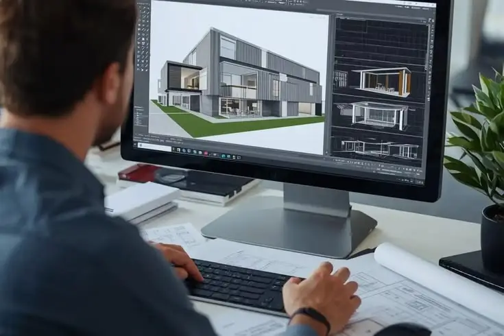 Site internet pour cabinet d'architecture créé par Alizée Web