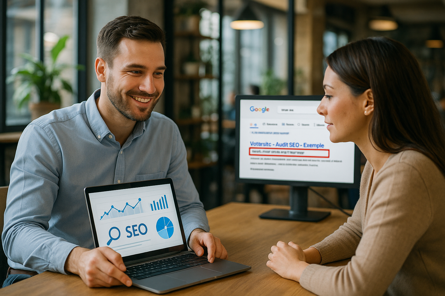 Résultat d'audit SEO réalisé par Alizée Web