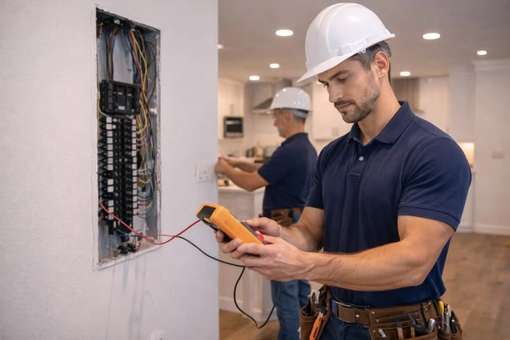 Exemple de site internet pour artisan électricien créé par Alizée Web